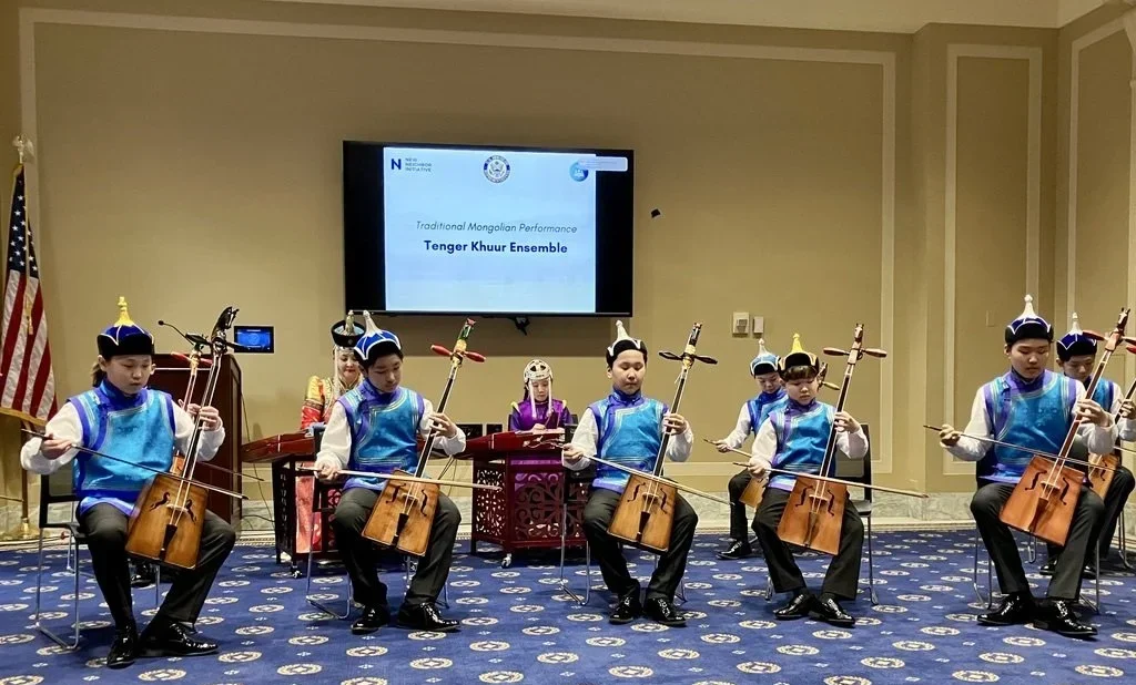 Tenger Khuur Ensemble     enchanted the audien   ce with traditional Mongolian music. Photo by Molly McCluskey for Diplomatica Global Media.