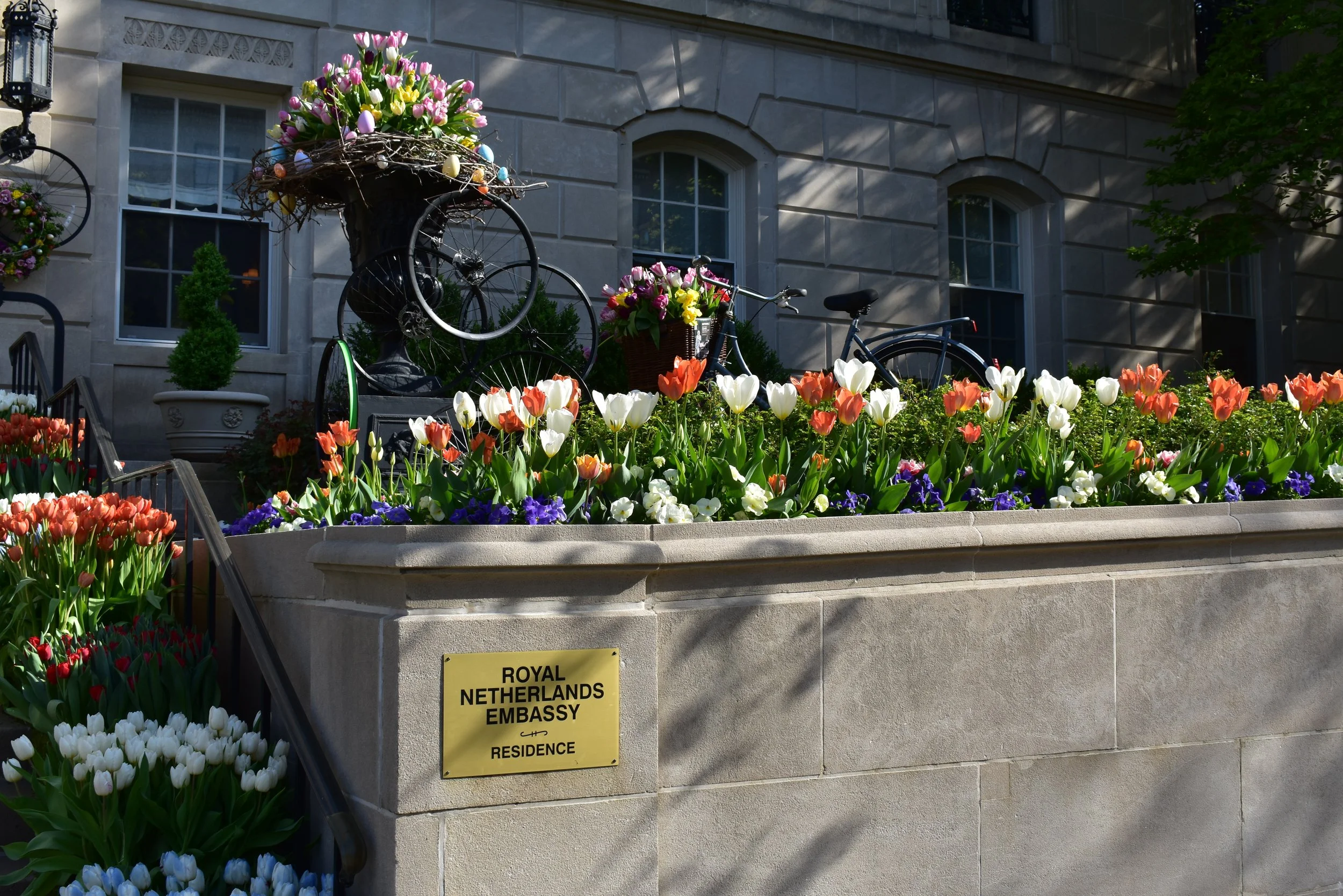The exterior of the Dutch Ambassador’s Residence during Tulip Days 2023. Photo by Diplomatica Global Media.