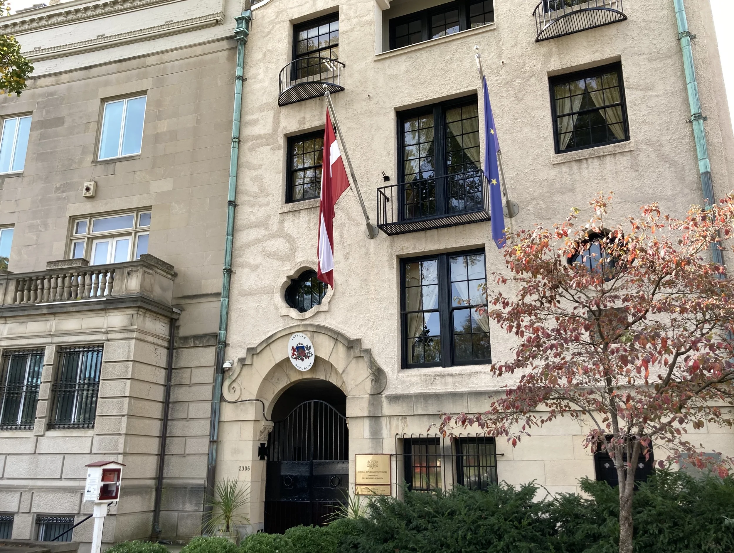 Washington’s Wonder House Latvia Embassy